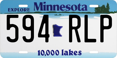 MN license plate 594RLP