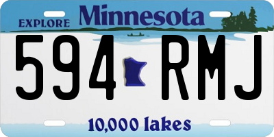 MN license plate 594RMJ