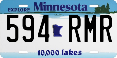 MN license plate 594RMR