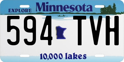 MN license plate 594TVH