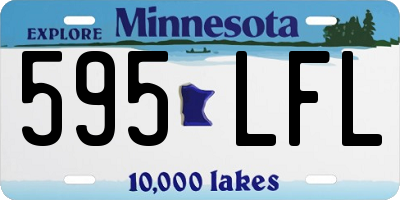 MN license plate 595LFL