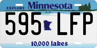 MN license plate 595LFP