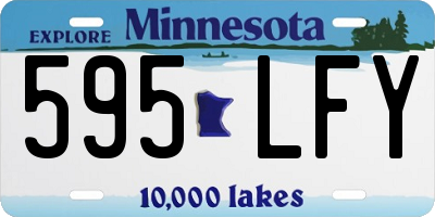 MN license plate 595LFY
