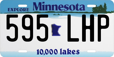 MN license plate 595LHP