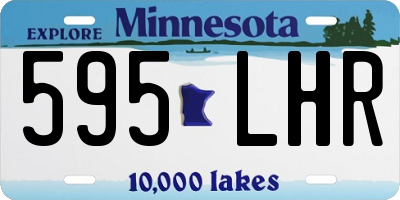 MN license plate 595LHR