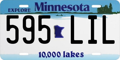 MN license plate 595LIL