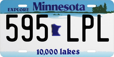 MN license plate 595LPL