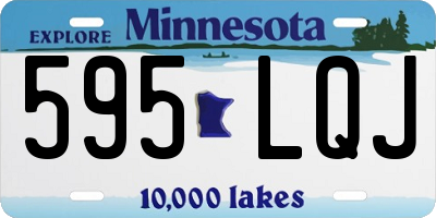 MN license plate 595LQJ