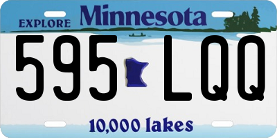MN license plate 595LQQ