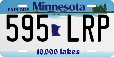 MN license plate 595LRP