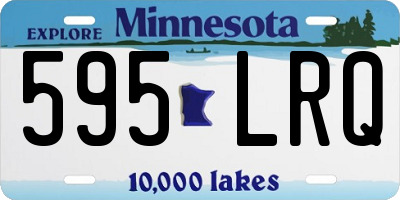 MN license plate 595LRQ