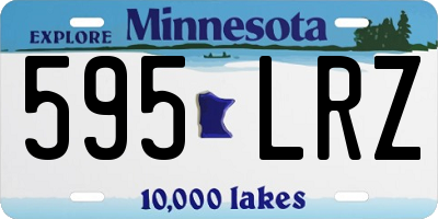 MN license plate 595LRZ
