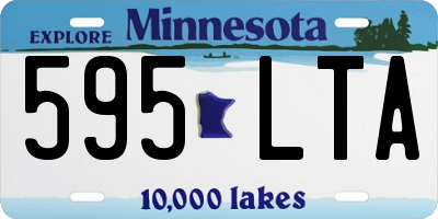 MN license plate 595LTA