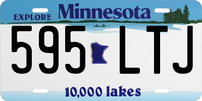 MN license plate 595LTJ