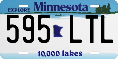 MN license plate 595LTL