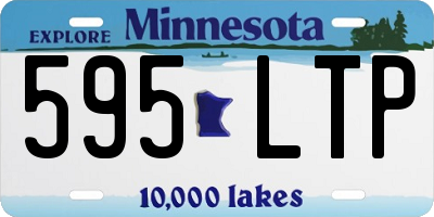 MN license plate 595LTP