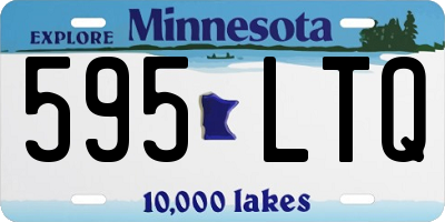 MN license plate 595LTQ