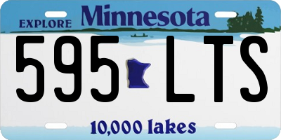 MN license plate 595LTS