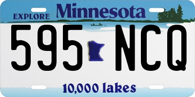 MN license plate 595NCQ