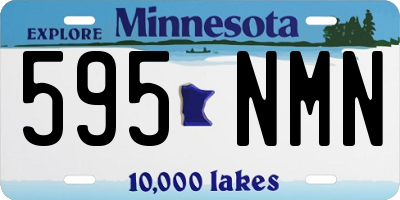 MN license plate 595NMN
