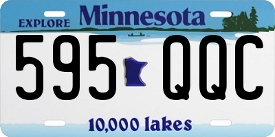 MN license plate 595QQC