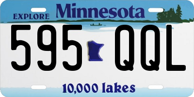 MN license plate 595QQL