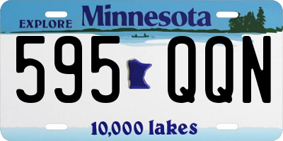 MN license plate 595QQN