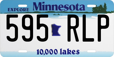 MN license plate 595RLP