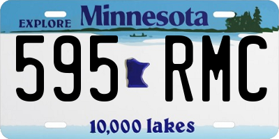 MN license plate 595RMC