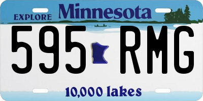 MN license plate 595RMG