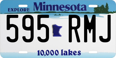MN license plate 595RMJ