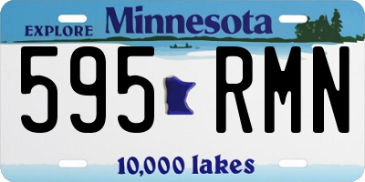MN license plate 595RMN
