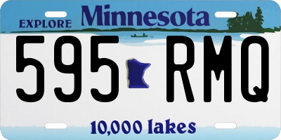 MN license plate 595RMQ