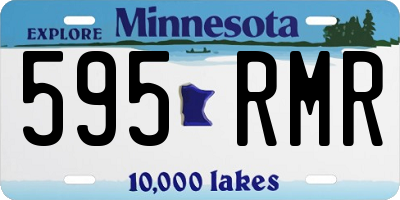 MN license plate 595RMR