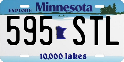 MN license plate 595STL