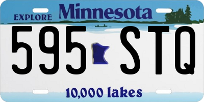 MN license plate 595STQ