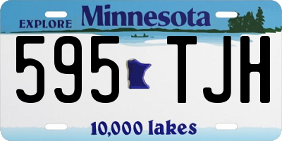MN license plate 595TJH