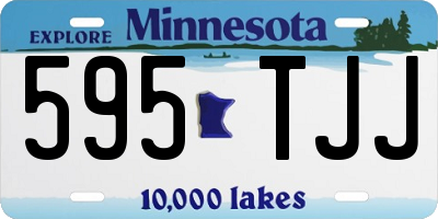 MN license plate 595TJJ