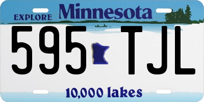 MN license plate 595TJL