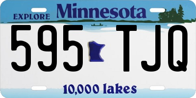 MN license plate 595TJQ