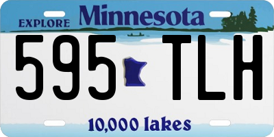 MN license plate 595TLH