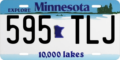 MN license plate 595TLJ