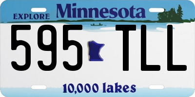 MN license plate 595TLL