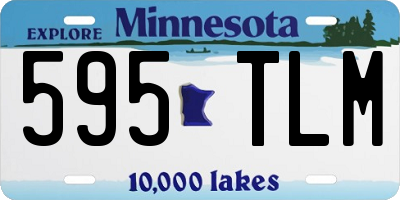MN license plate 595TLM