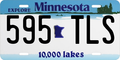 MN license plate 595TLS