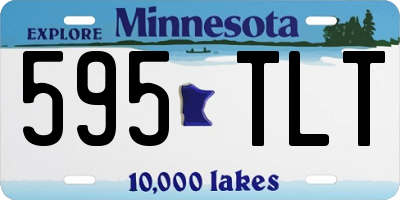 MN license plate 595TLT