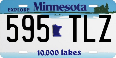 MN license plate 595TLZ