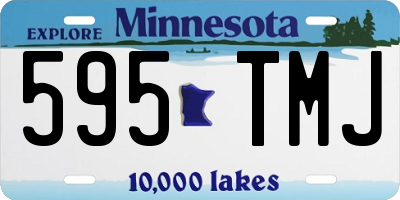 MN license plate 595TMJ