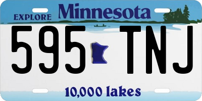 MN license plate 595TNJ