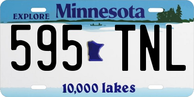 MN license plate 595TNL
